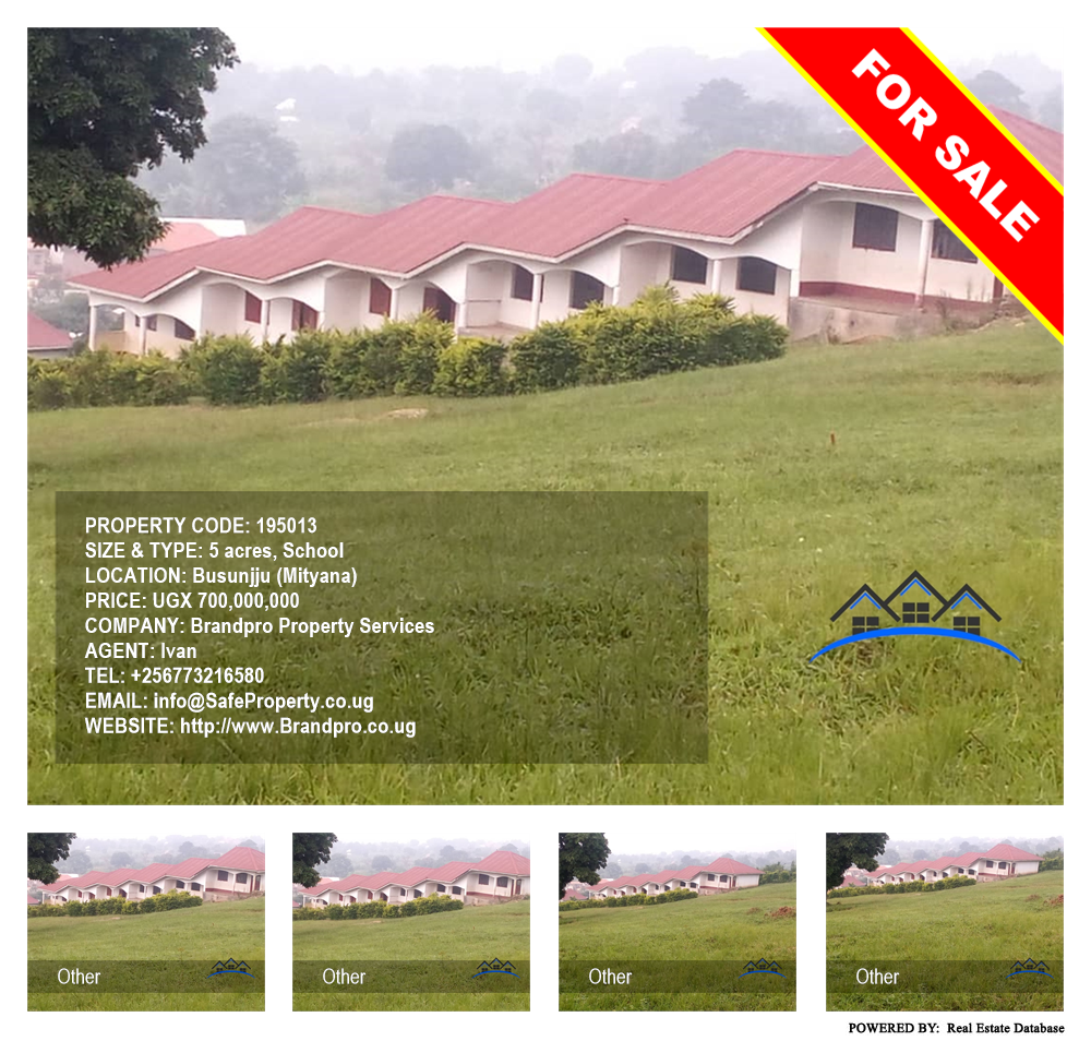 School  for sale in Busunjju Mityana Uganda, code: 195013