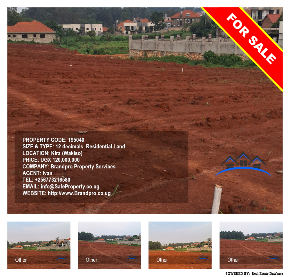 Residential Land  for sale in Kira Wakiso Uganda, code: 195040