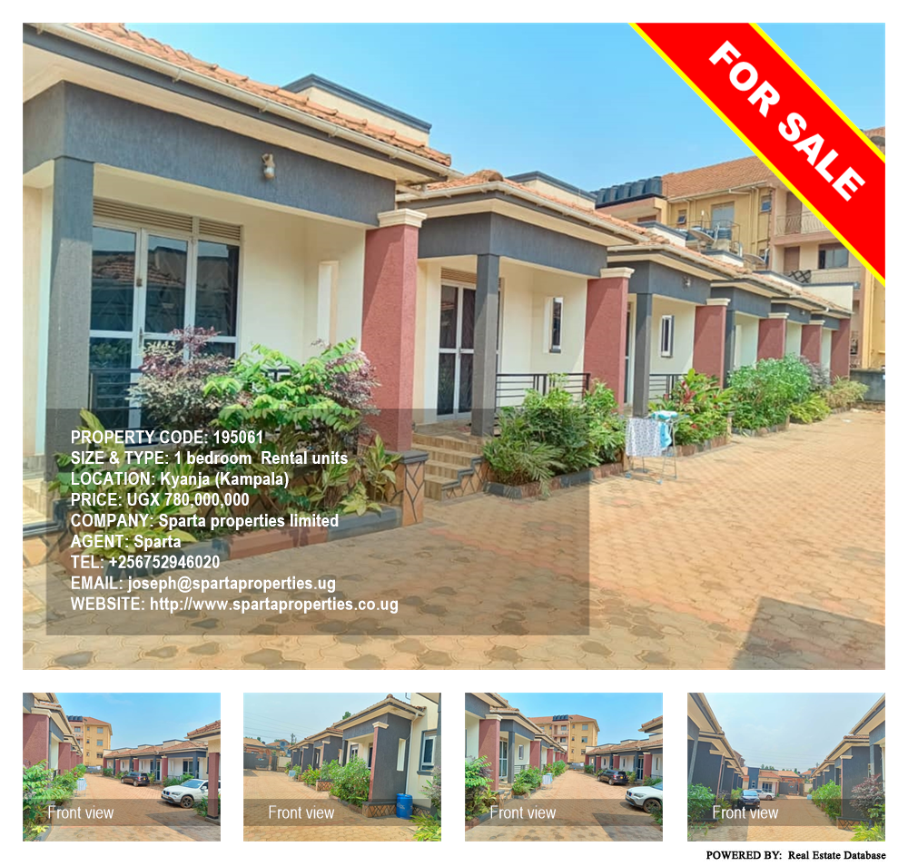 1 bedroom Rental units  for sale in Kyanja Kampala Uganda, code: 195061