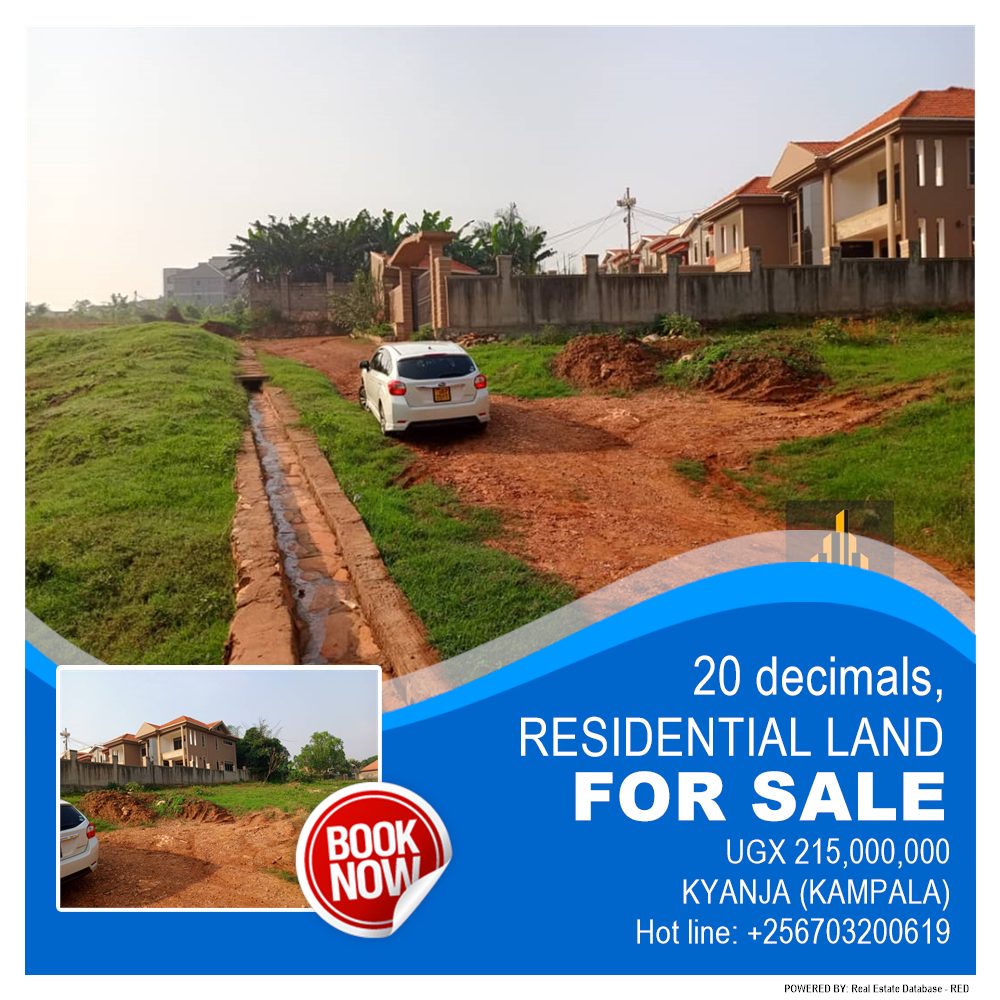 Residential Land  for sale in Kyanja Kampala Uganda, code: 195161