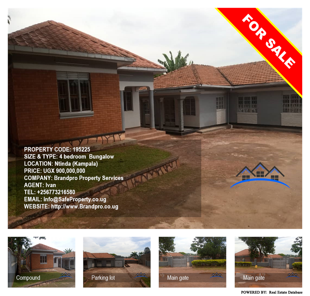 4 bedroom Bungalow  for sale in Ntinda Kampala Uganda, code: 195225