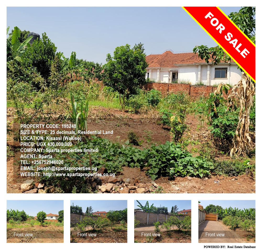 Residential Land  for sale in Kisaasi Wakiso Uganda, code: 195248