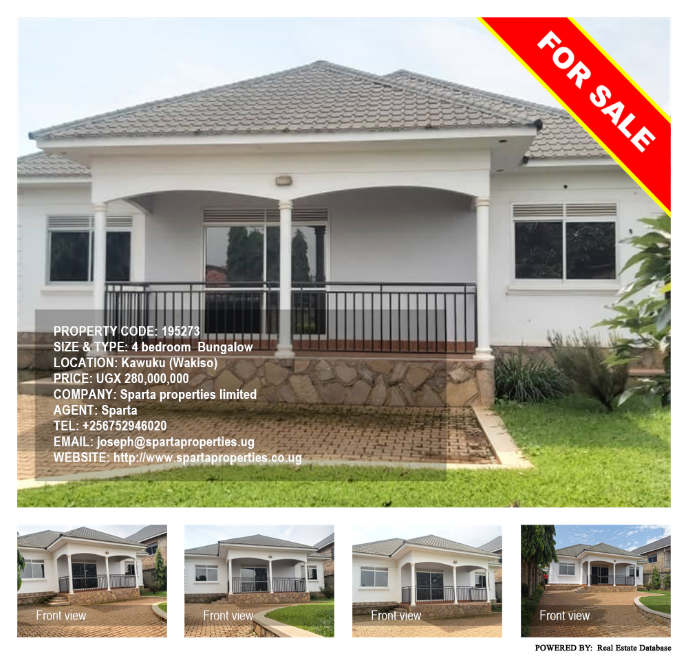 4 bedroom Bungalow  for sale in Kawuku Wakiso Uganda, code: 195273