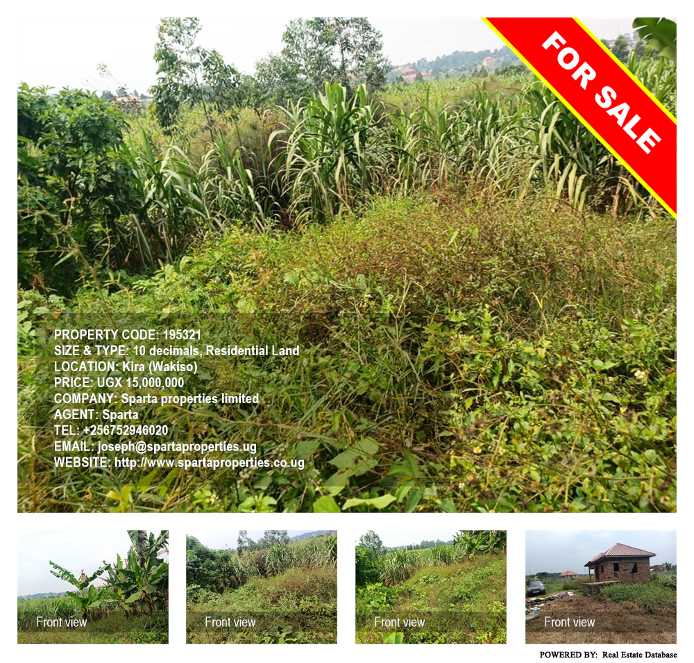 Residential Land  for sale in Kira Wakiso Uganda, code: 195321