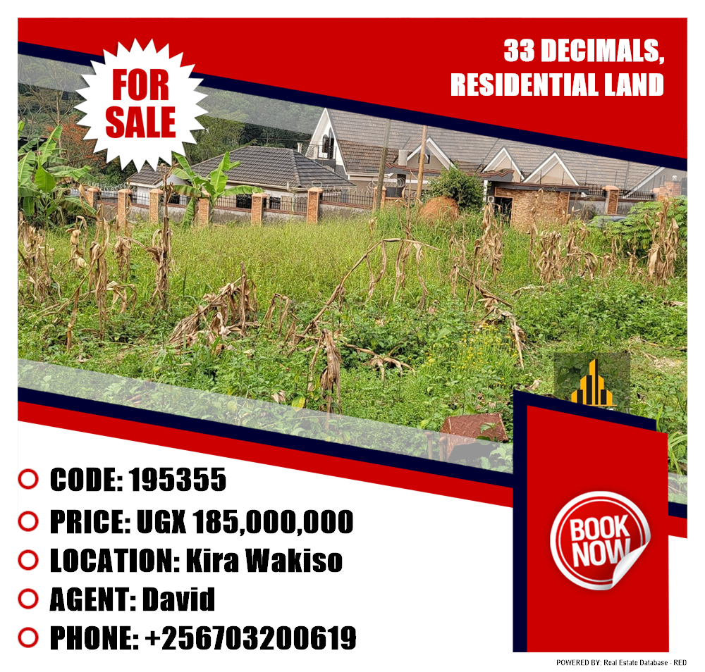 Residential Land  for sale in Kira Wakiso Uganda, code: 195355