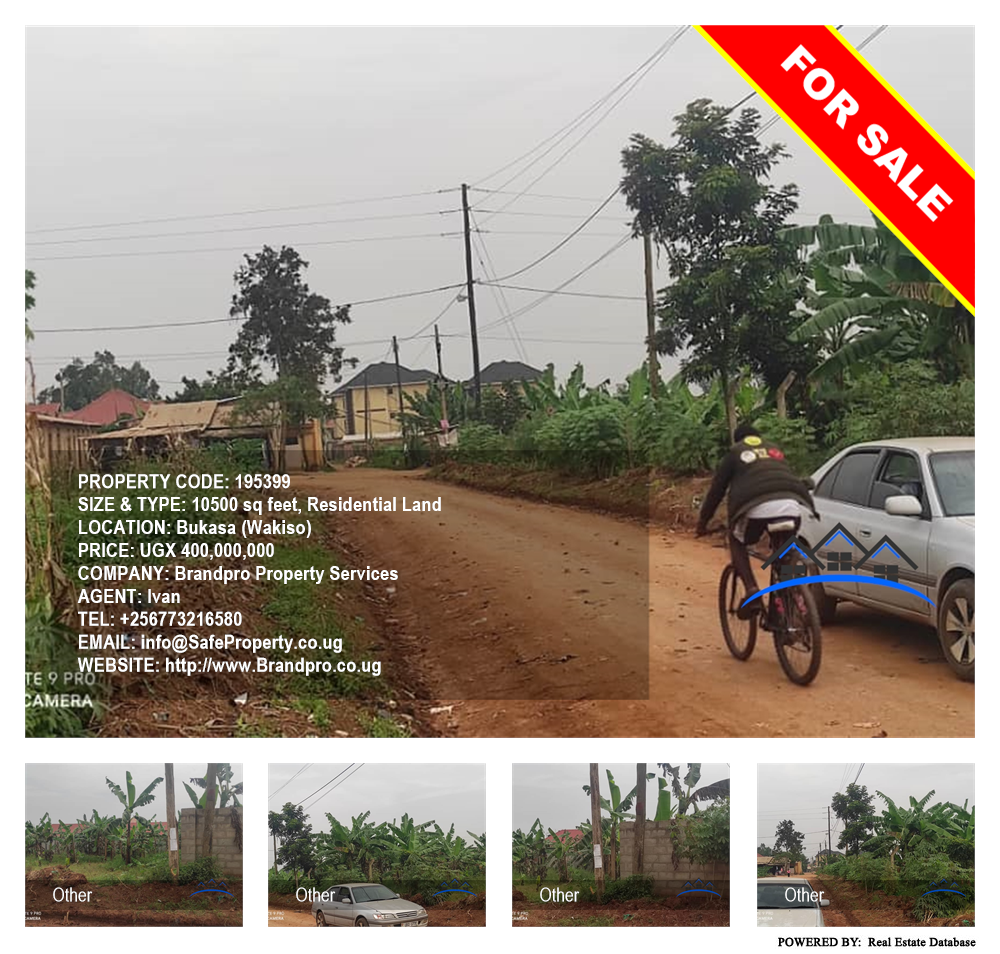 Residential Land  for sale in Bukasa Wakiso Uganda, code: 195399