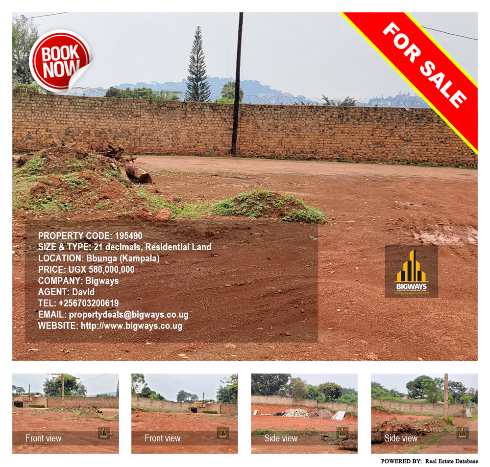 Residential Land  for sale in Bbunga Kampala Uganda, code: 195490