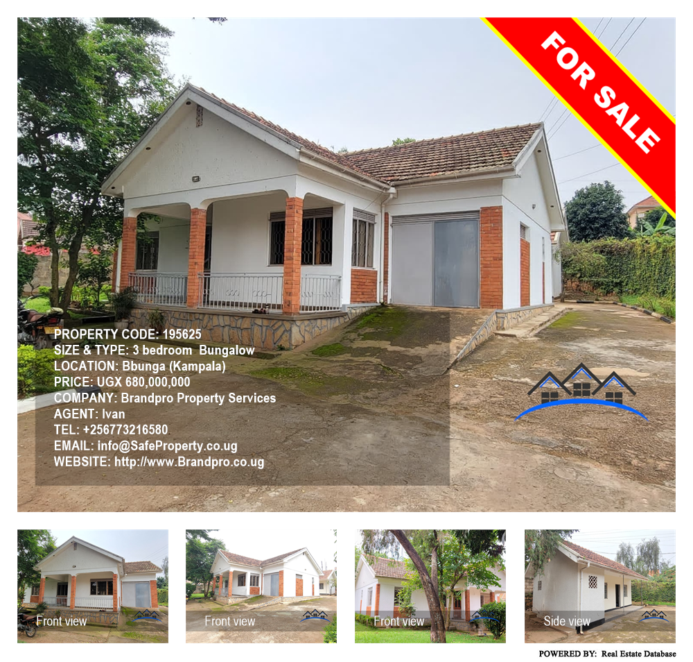 3 bedroom Bungalow  for sale in Bbunga Kampala Uganda, code: 195625