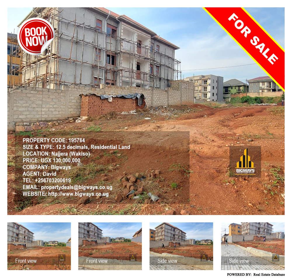 Residential Land  for sale in Najjera Wakiso Uganda, code: 195764