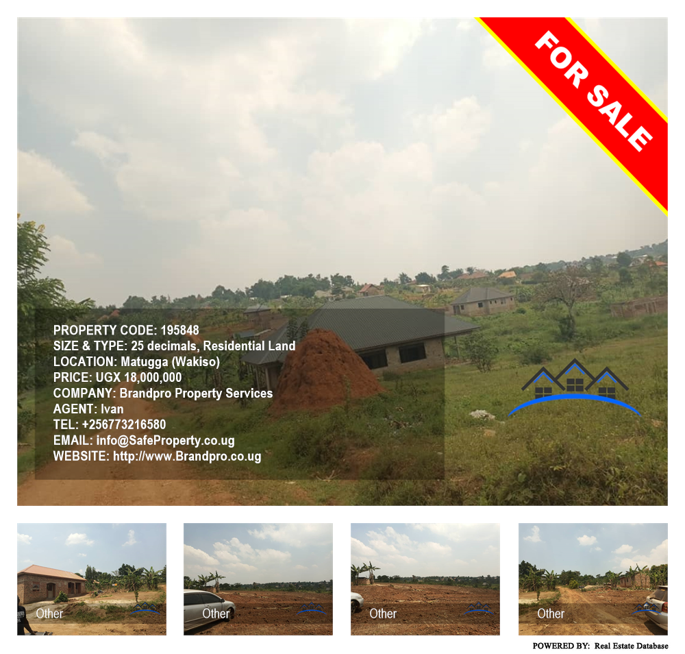 Residential Land  for sale in Matugga Wakiso Uganda, code: 195848