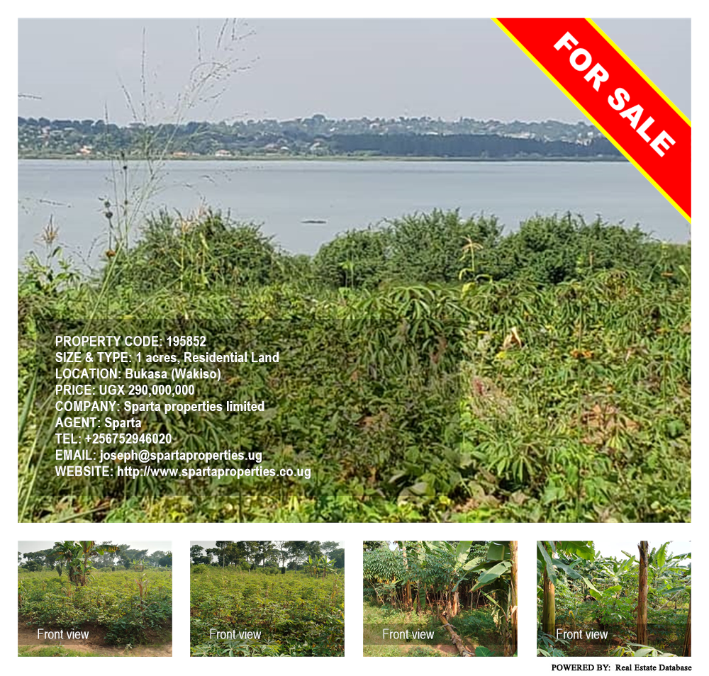 Residential Land  for sale in Bukasa Wakiso Uganda, code: 195852