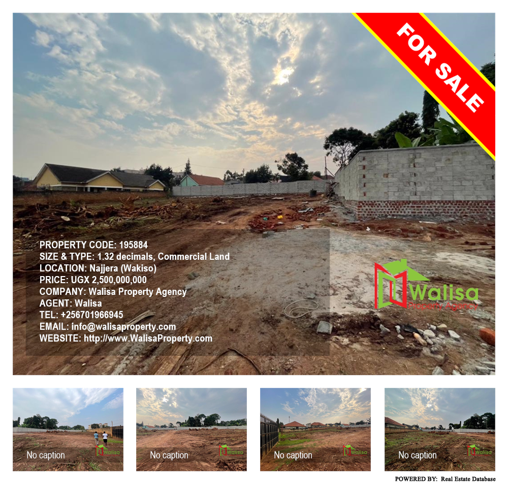 Commercial Land  for sale in Najjera Wakiso Uganda, code: 195884