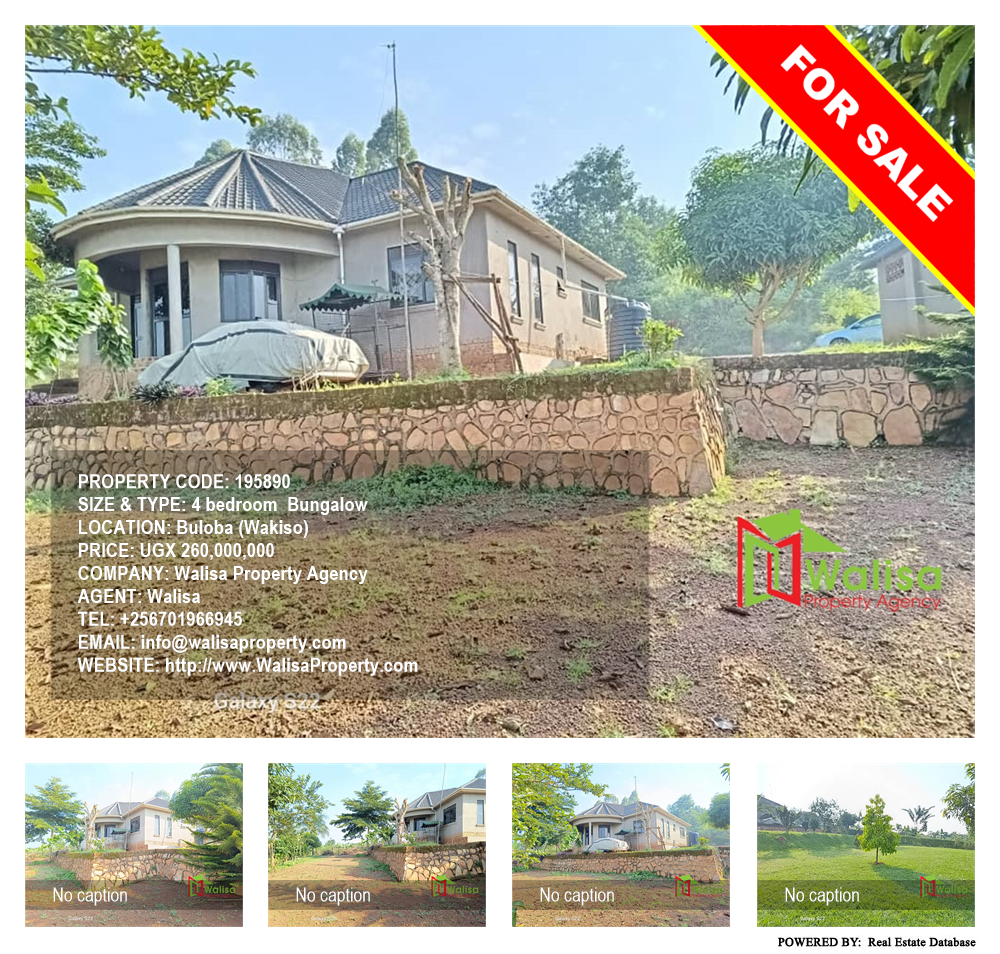 4 bedroom Bungalow  for sale in Buloba Wakiso Uganda, code: 195890