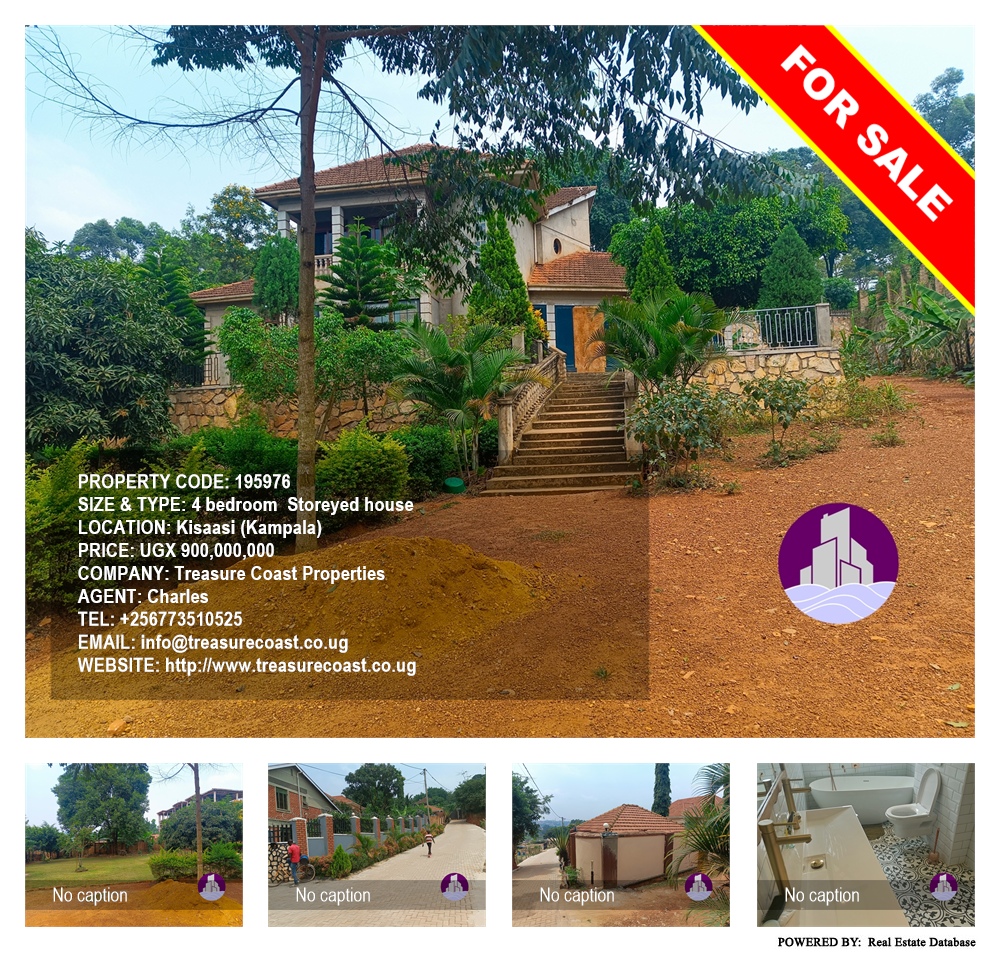 4 bedroom Storeyed house  for sale in Kisaasi Kampala Uganda, code: 195976