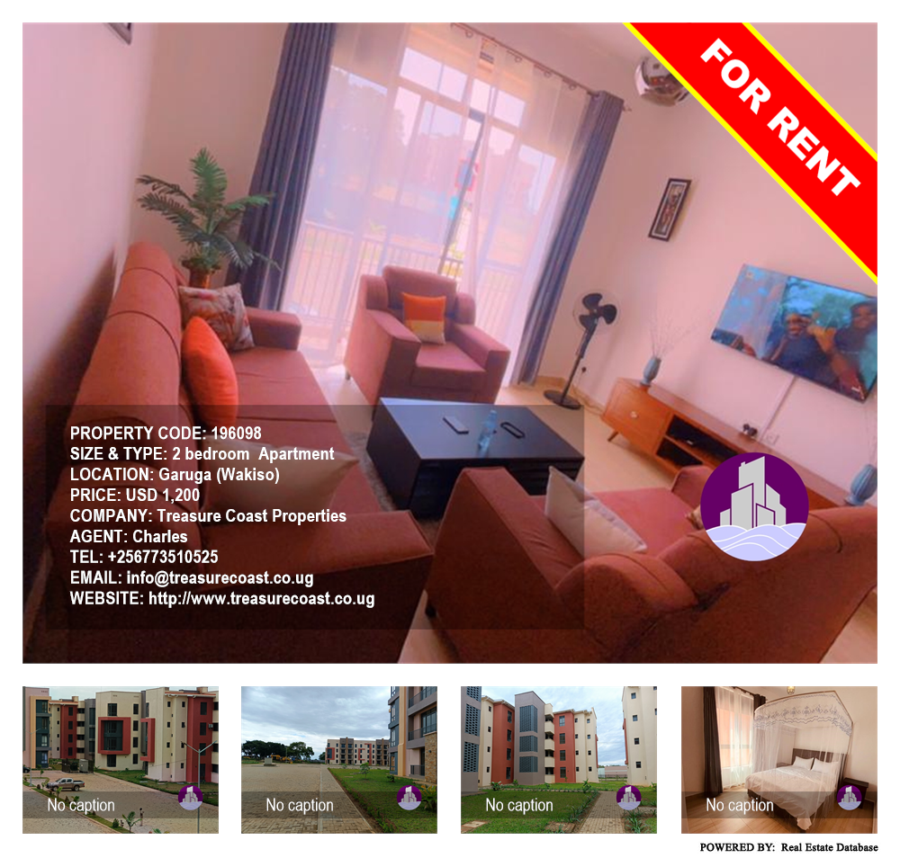 2 bedroom Apartment  for rent in Garuga Wakiso Uganda, code: 196098