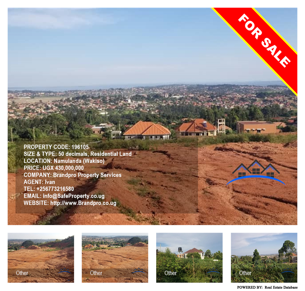 Residential Land  for sale in Namulanda Wakiso Uganda, code: 196105