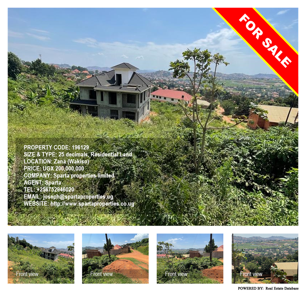 Residential Land  for sale in Zana Wakiso Uganda, code: 196129