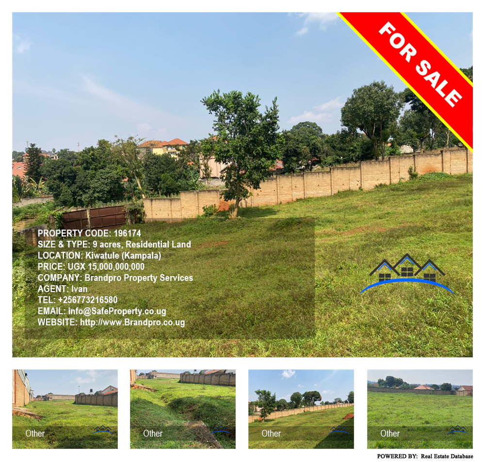 Residential Land  for sale in Kiwaatule Kampala Uganda, code: 196174