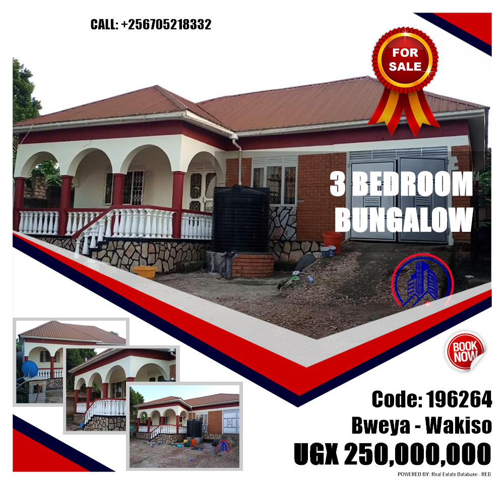 3 bedroom Bungalow  for sale in Bweya Wakiso Uganda, code: 196264