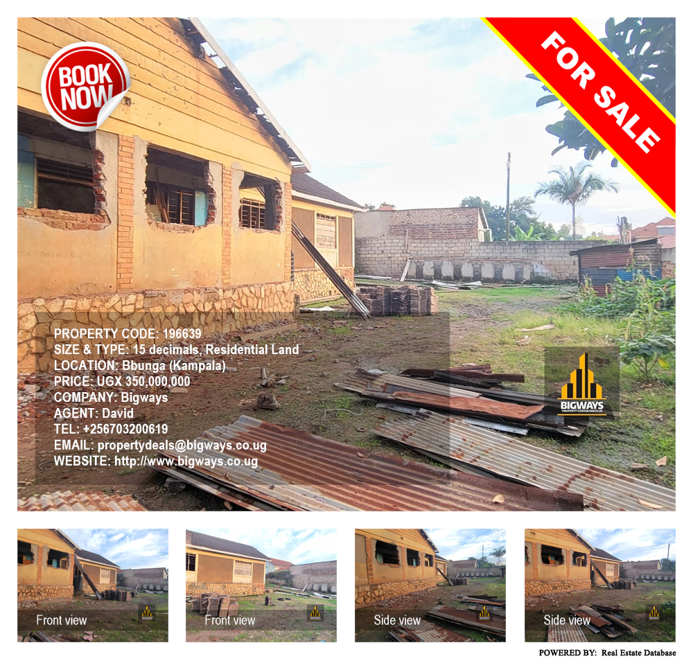 Residential Land  for sale in Bbunga Kampala Uganda, code: 196639