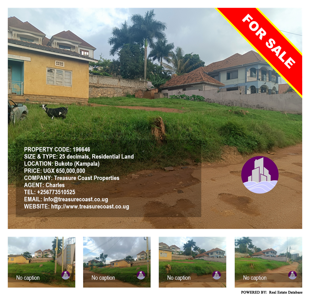 Residential Land  for sale in Bukoto Kampala Uganda, code: 196646