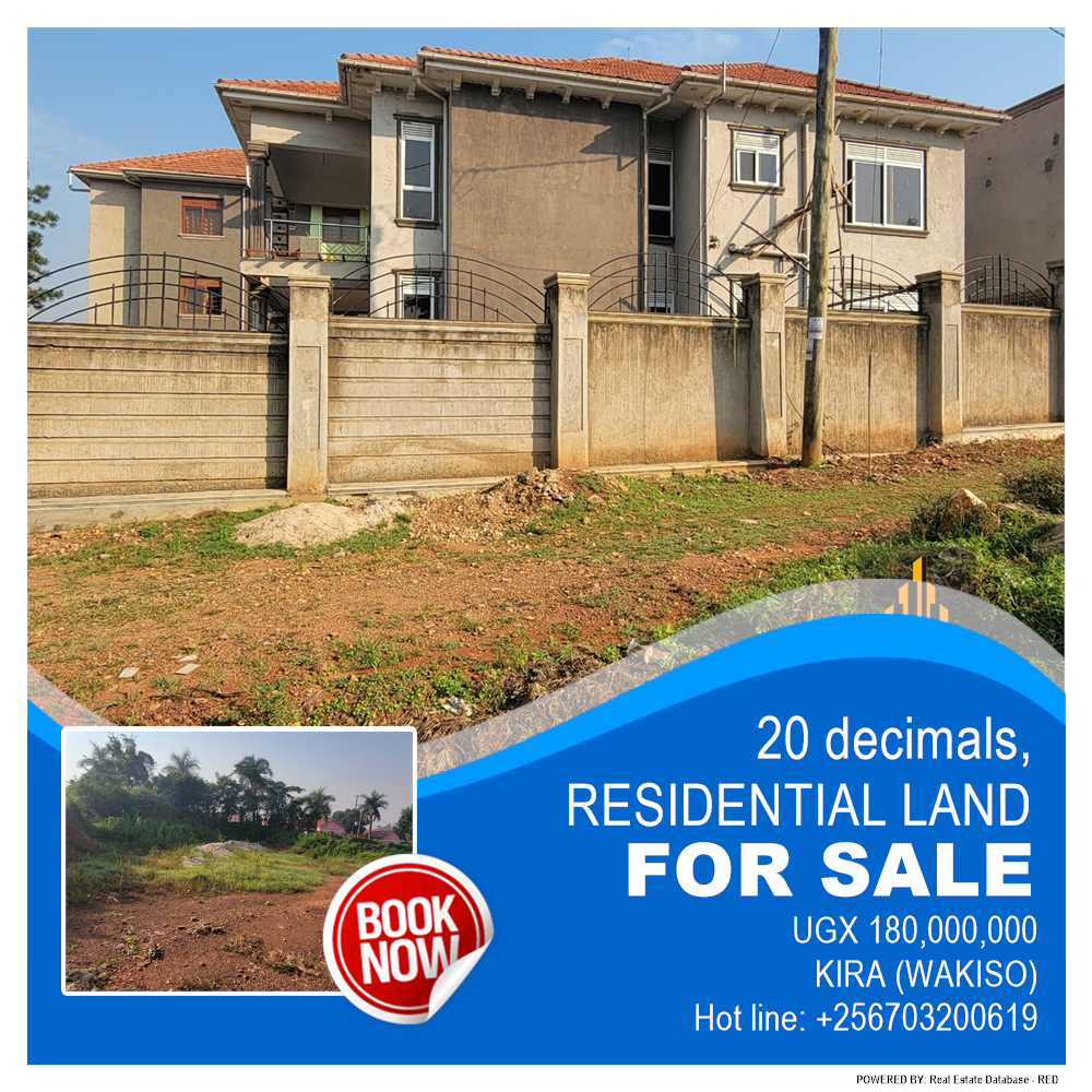 Residential Land  for sale in Kira Wakiso Uganda, code: 196673