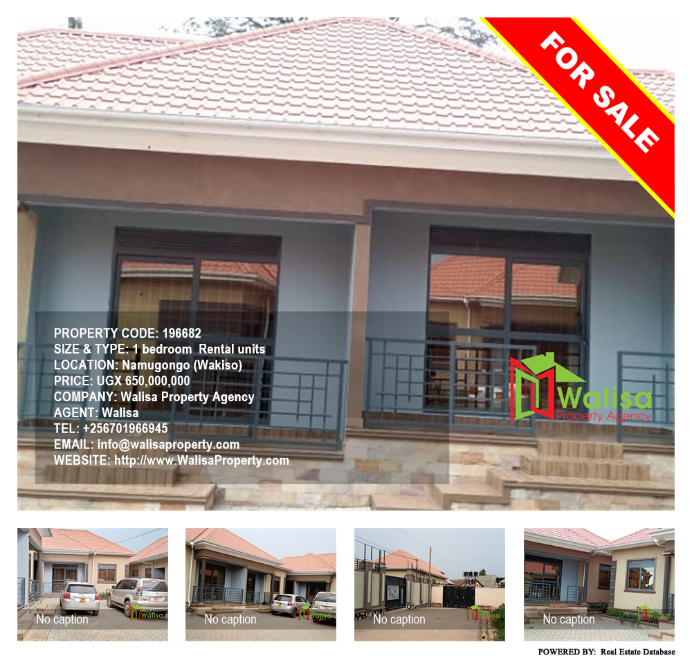 1 bedroom Rental units  for sale in Namugongo Wakiso Uganda, code: 196682