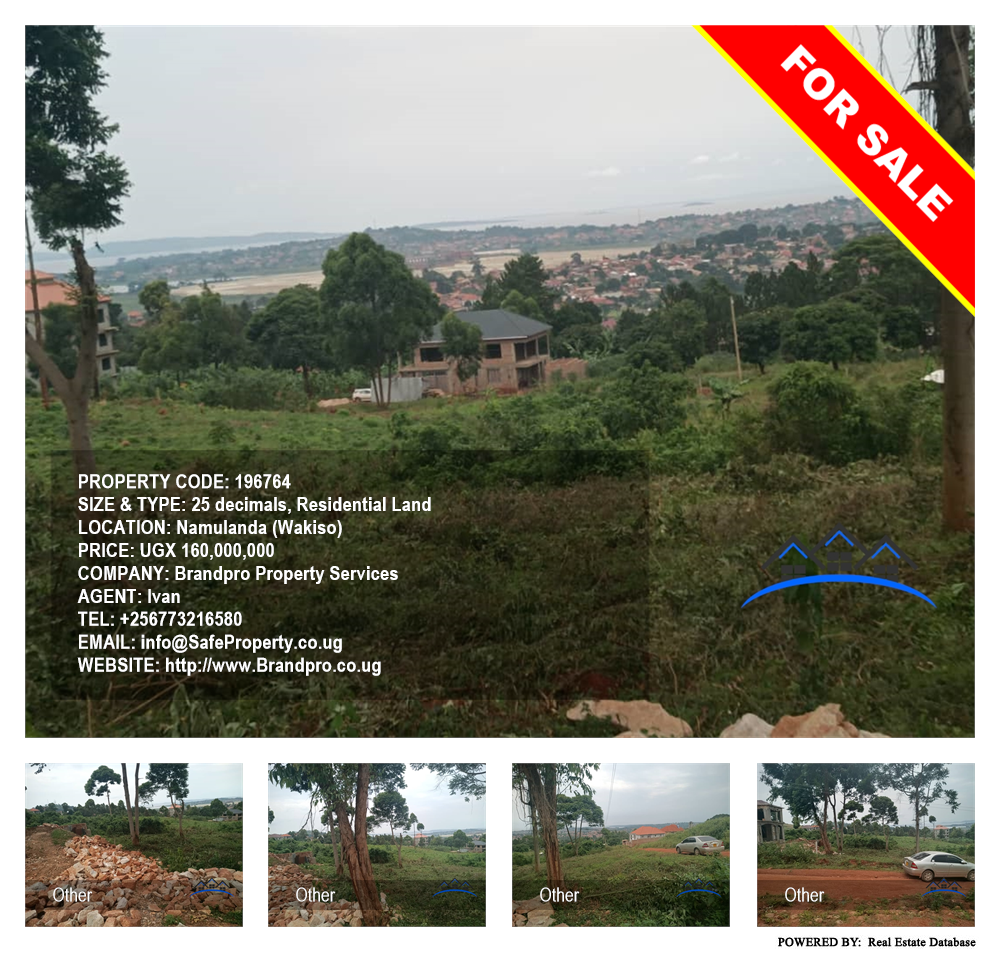 Residential Land  for sale in Namulanda Wakiso Uganda, code: 196764