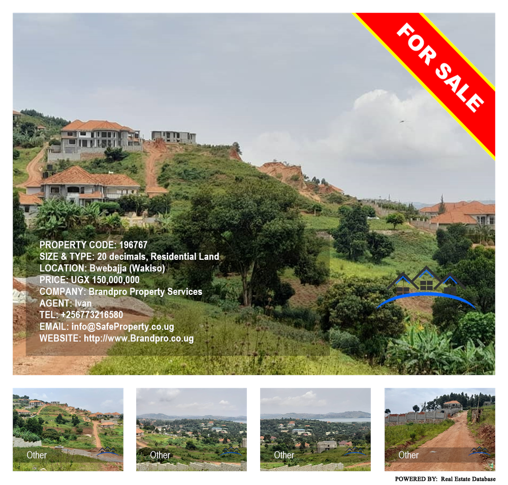 Residential Land  for sale in Bwebajja Wakiso Uganda, code: 196767