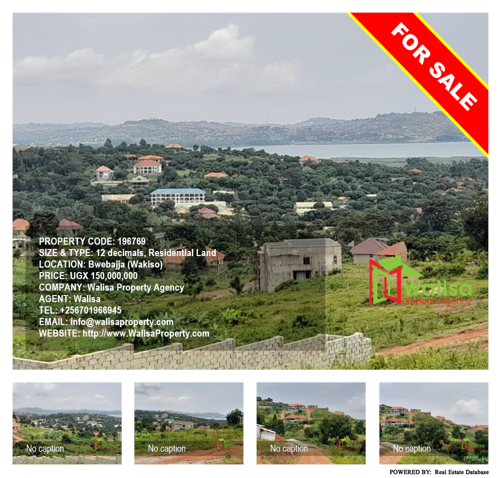 Residential Land  for sale in Bwebajja Wakiso Uganda, code: 196769