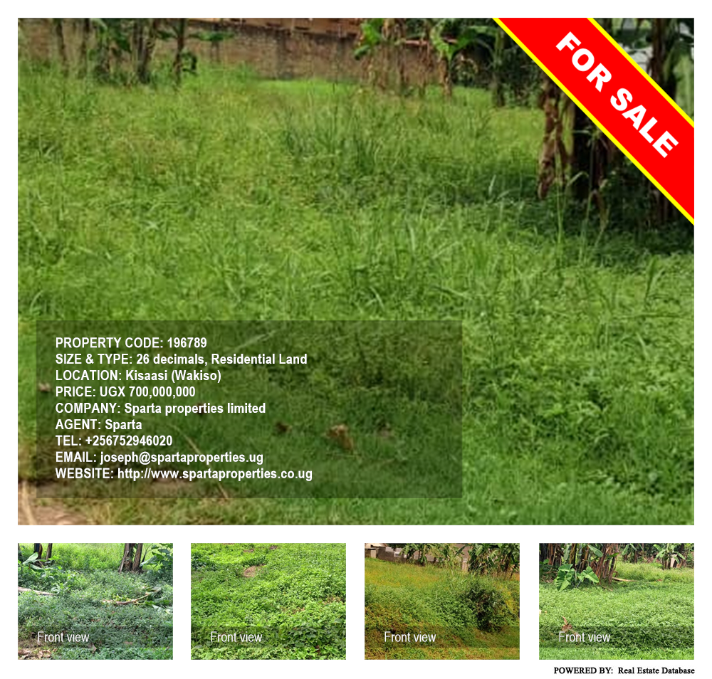 Residential Land  for sale in Kisaasi Wakiso Uganda, code: 196789