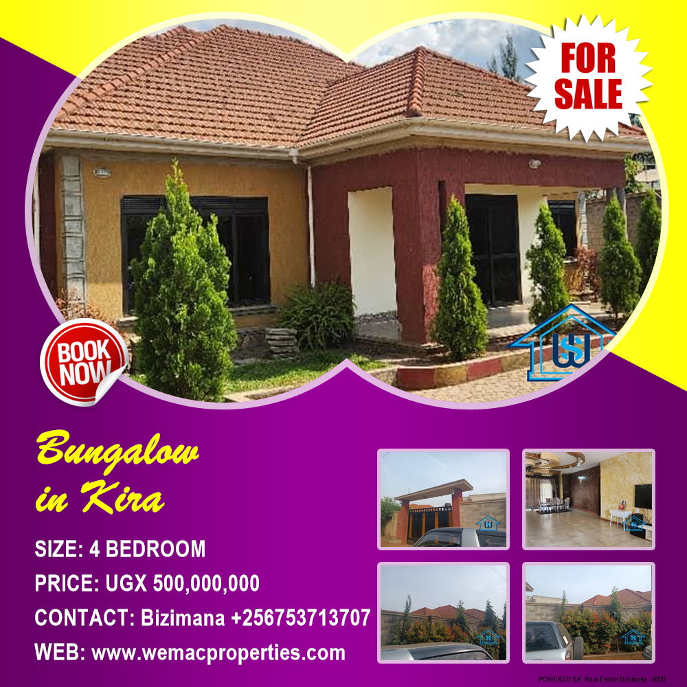 4 bedroom Bungalow  for sale in Kira Wakiso Uganda, code: 196818