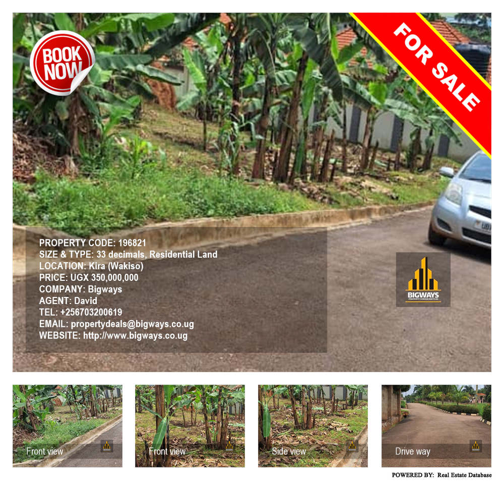 Residential Land  for sale in Kira Wakiso Uganda, code: 196821