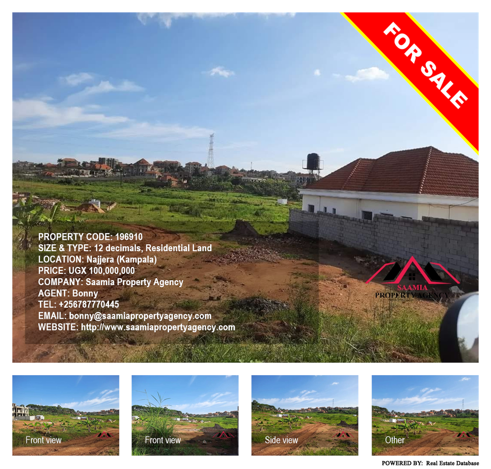 Residential Land  for sale in Najjera Kampala Uganda, code: 196910