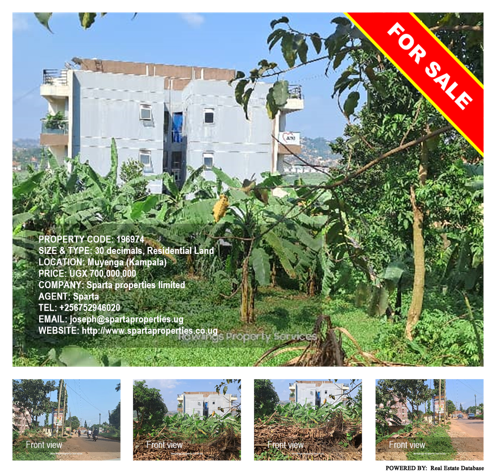 Residential Land  for sale in Muyenga Kampala Uganda, code: 196974