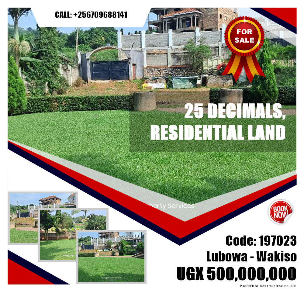 Residential Land  for sale in Lubowa Wakiso Uganda, code: 197023