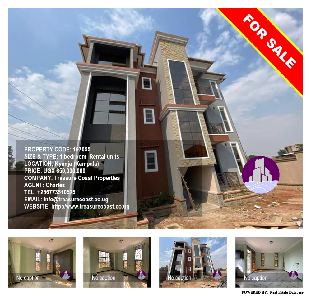 1 bedroom Rental units  for sale in Kyanja Kampala Uganda, code: 197055