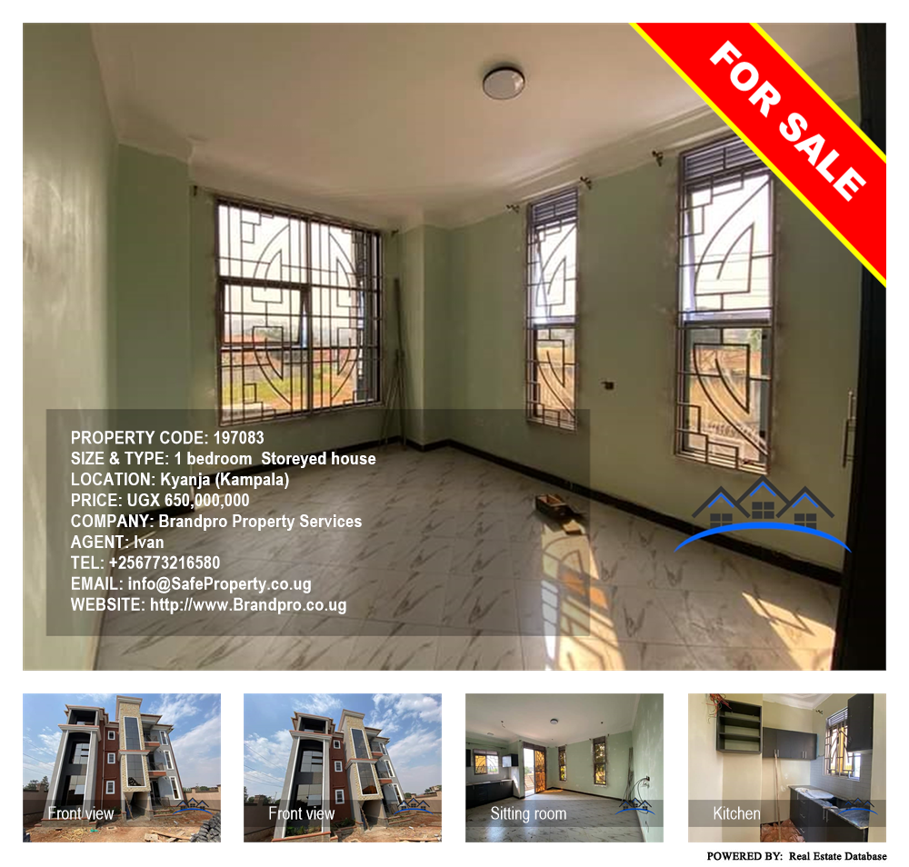 1 bedroom Storeyed house  for sale in Kyanja Kampala Uganda, code: 197083