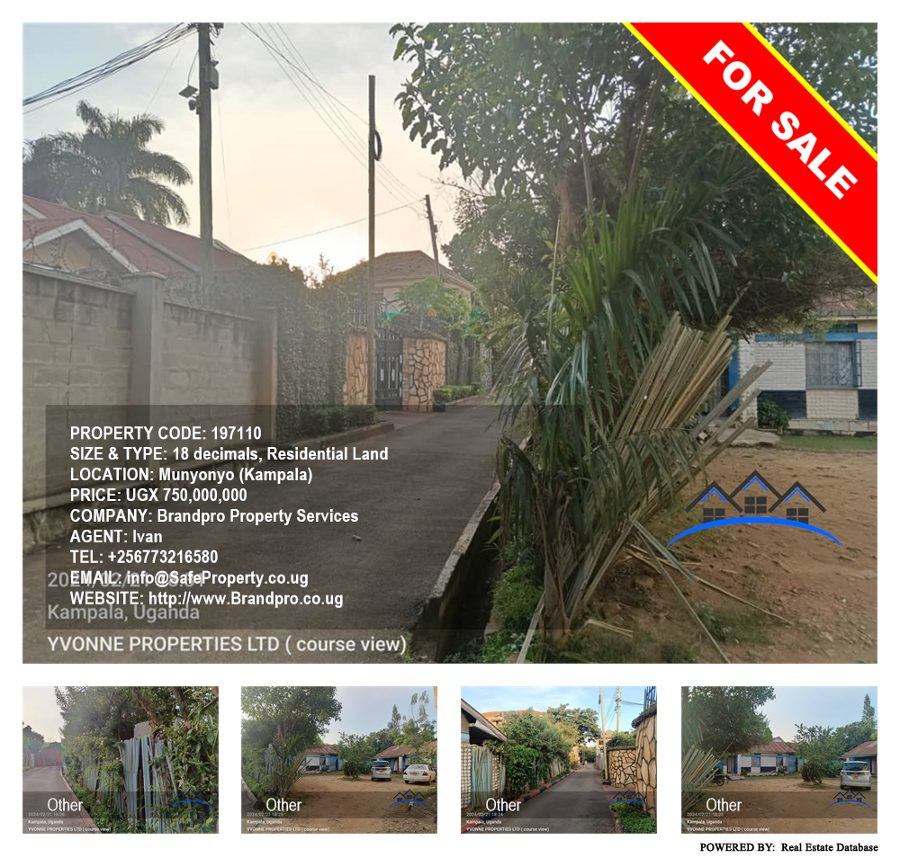 Residential Land  for sale in Munyonyo Kampala Uganda, code: 197110