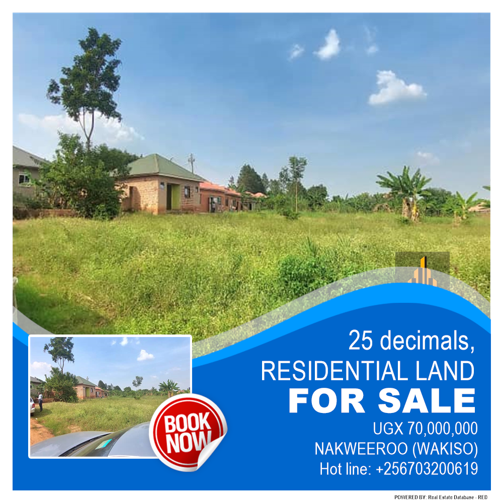 Residential Land  for sale in Nakweeroo Wakiso Uganda, code: 197178