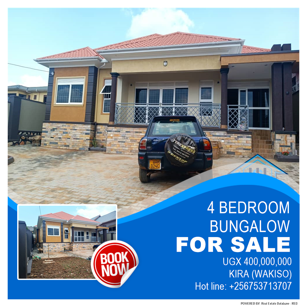 4 bedroom Bungalow  for sale in Kira Wakiso Uganda, code: 197214