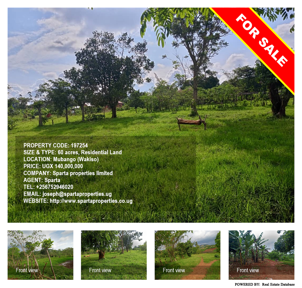 Residential Land  for sale in Mubango Wakiso Uganda, code: 197254