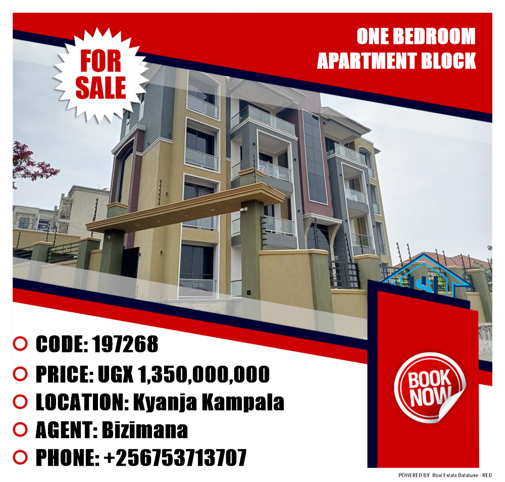 1 bedroom Apartment block  for sale in Kyanja Kampala Uganda, code: 197268