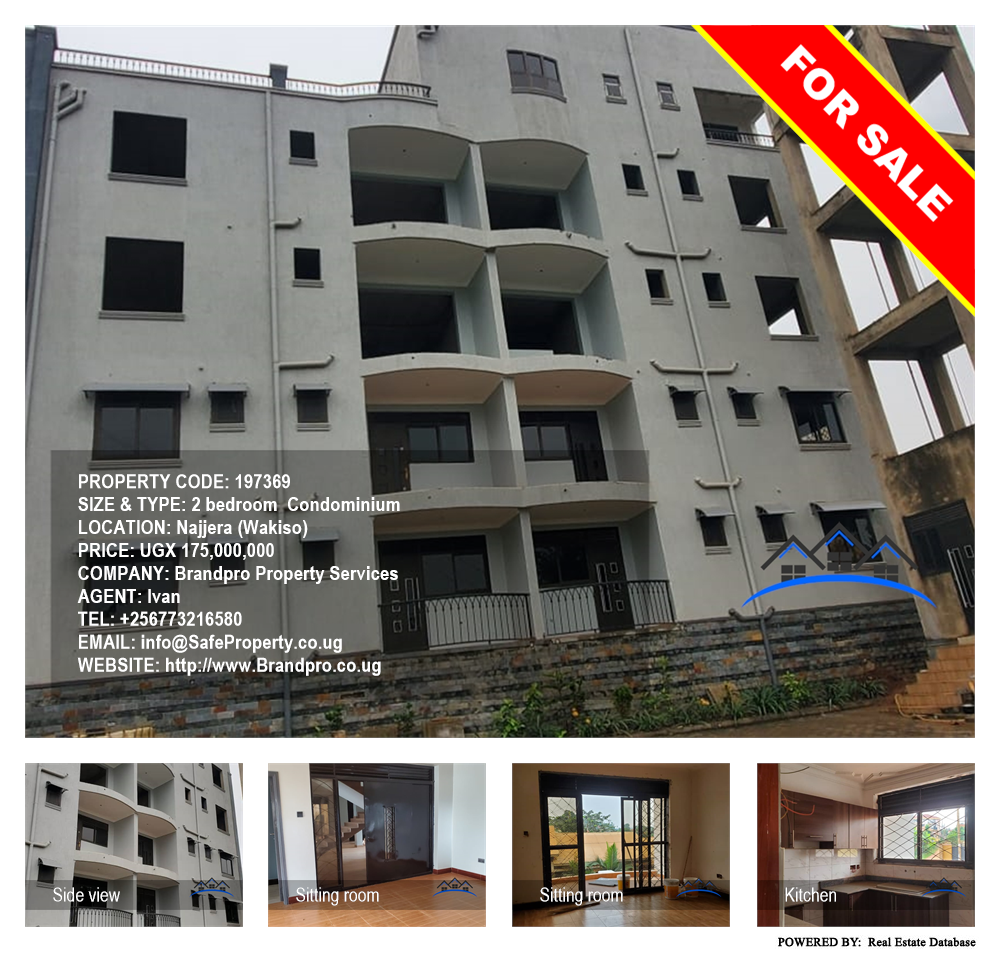 2 bedroom Condominium  for sale in Najjera Wakiso Uganda, code: 197369