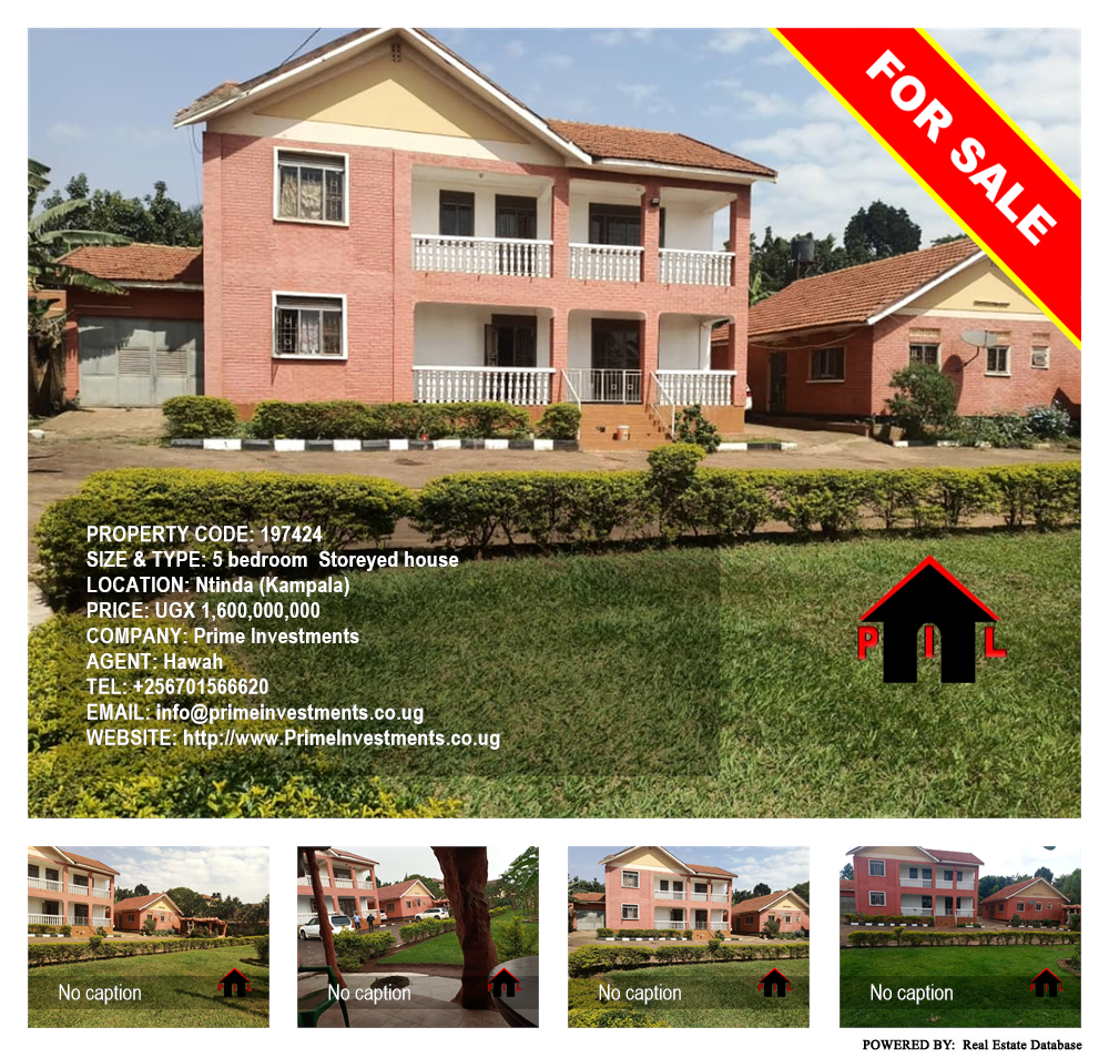 5 bedroom Storeyed house  for sale in Ntinda Kampala Uganda, code: 197424