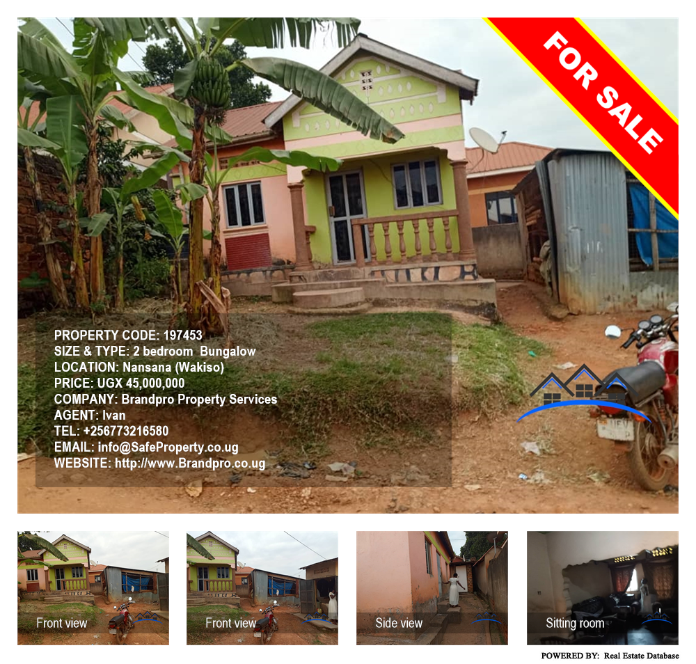 2 bedroom Bungalow  for sale in Nansana Wakiso Uganda, code: 197453