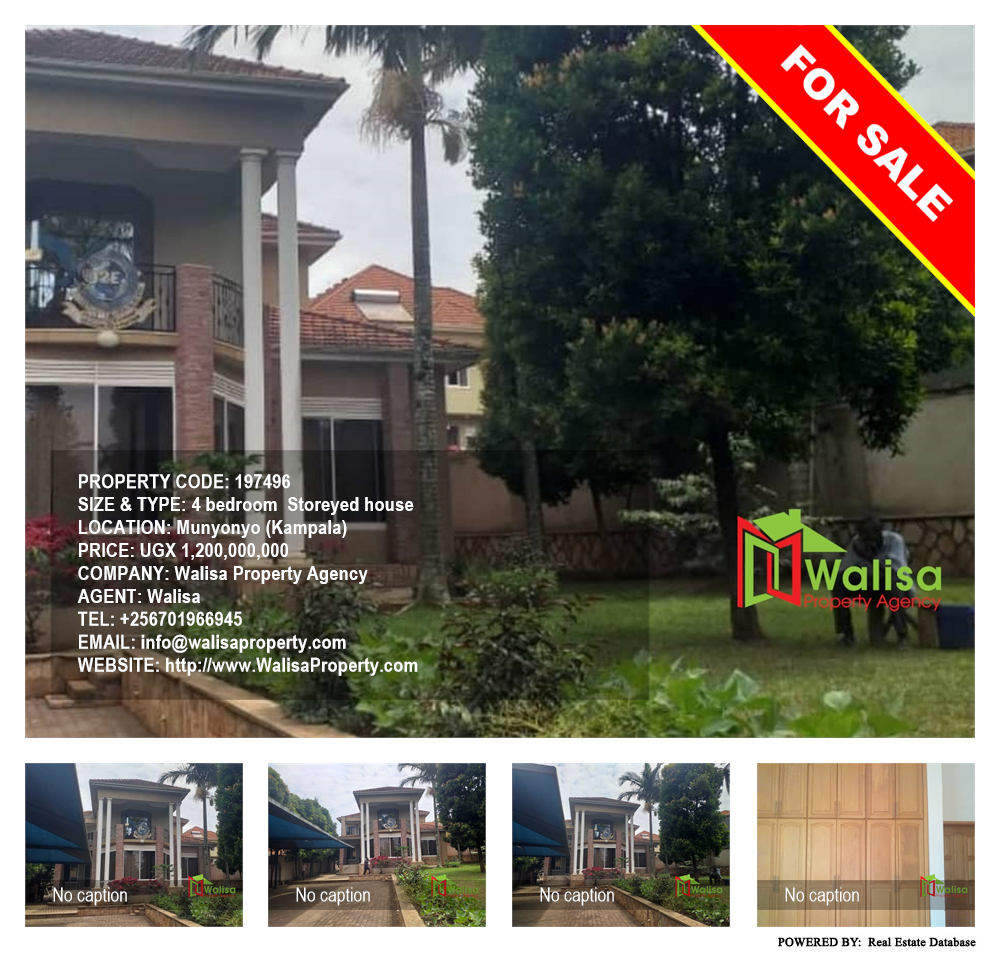 4 bedroom Storeyed house  for sale in Munyonyo Kampala Uganda, code: 197496