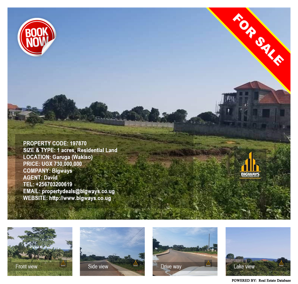 Residential Land  for sale in Garuga Wakiso Uganda, code: 197870