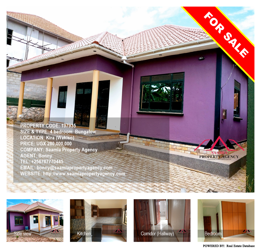 4 bedroom Bungalow  for sale in Kira Wakiso Uganda, code: 197935