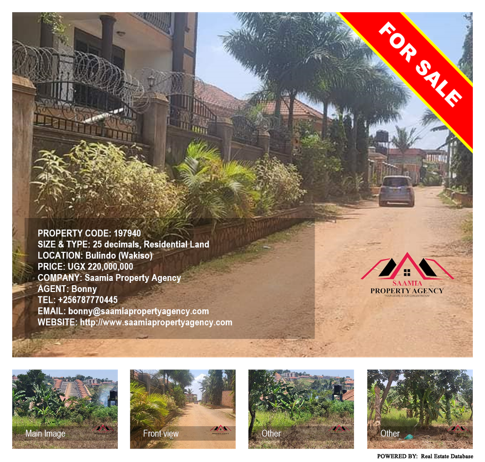 Residential Land  for sale in Bulindo Wakiso Uganda, code: 197940